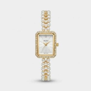 Oliya 186 Ladies Watch - Gold White | Rovelle