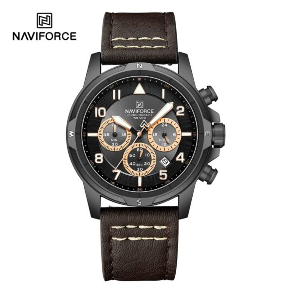 Naviforce 8077 L - Black Coffee Naviforce 8077 L - Black Coffee | Rovelle