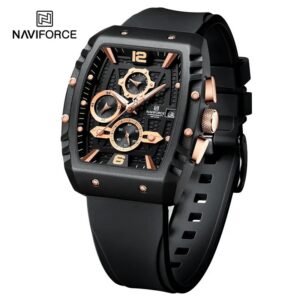 Naviforce 8025 - RoseGold Black | Rovelle
