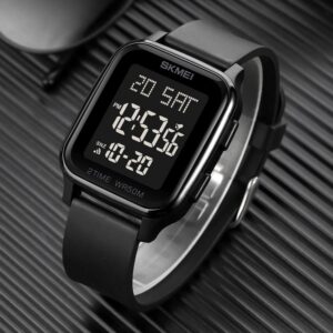 Skmei 1858 Silicone strap Men - Black | Rovelle