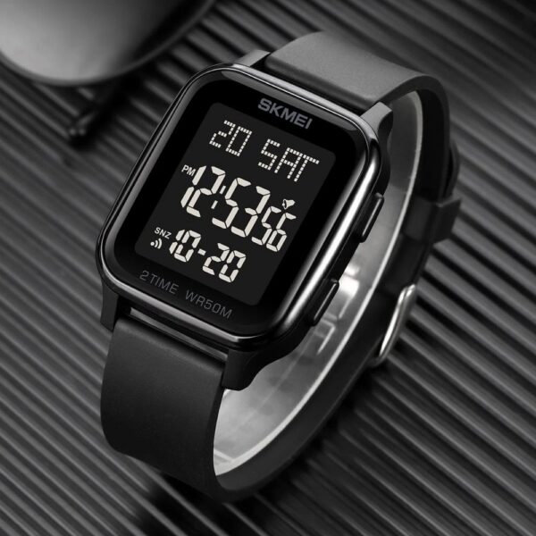 Skmei 1858 Silicone strap Men - Black Skmei 1858 Silicone strap Men - Black | Rovelle