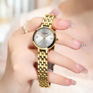 Curren 9106 Ladies Watch - Gold White | Rovelle