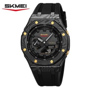 SKMEI 2471 Men's Sport Watch - Black Gold | Rovelle