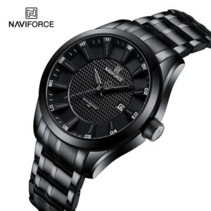 Naviforce 8032 CH - Black Gray For Men | Rovelle