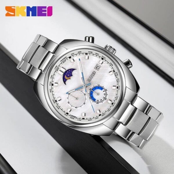 SKMEI 9325 For Men - Silver White | Rovelle