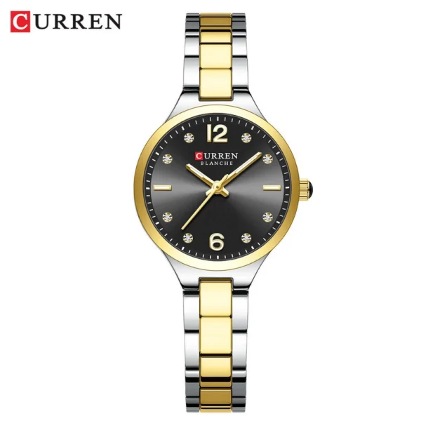 Curren 9105 Ladies Watch - Silver Gold Black Curren 9105 Ladies Watch - Silver Gold Black | Rovelle