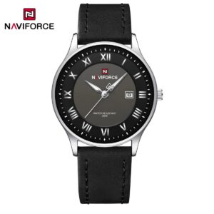 Naviforce 9290 L For Men - Silver Black | Rovelle