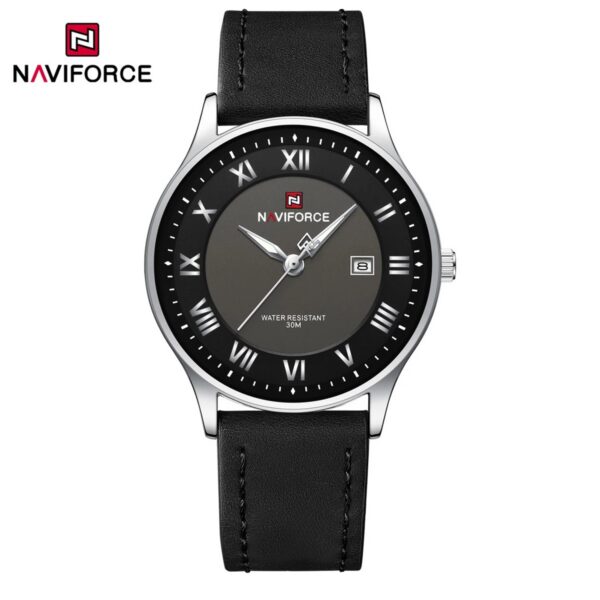 Naviforce 9290 L For Men - Silver Black | Rovelle