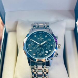 Soloni 3002 For Men - Silver Black With Premium Box | Rovelle