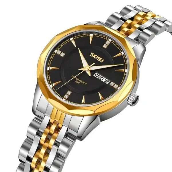 Skmei 9264 For Women - Silver Gold Black Skmei 9264 For Women - Silver Gold Black | Rovelle