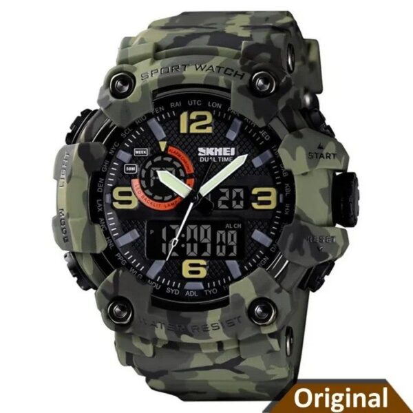 Skmei 1520 Men's Sport Watch - Army Green | Rovelle