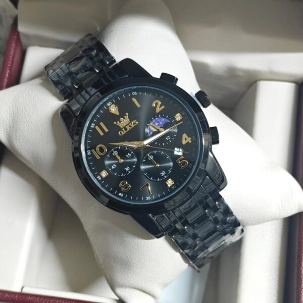 Olevs 3628 CH For Man - Black | Rovelle