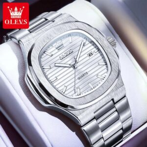 Olevs 3696 CH For Man - Silver | Rovelle