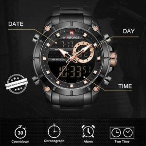 Naviforce 9163 CH - Black | Rovelle
