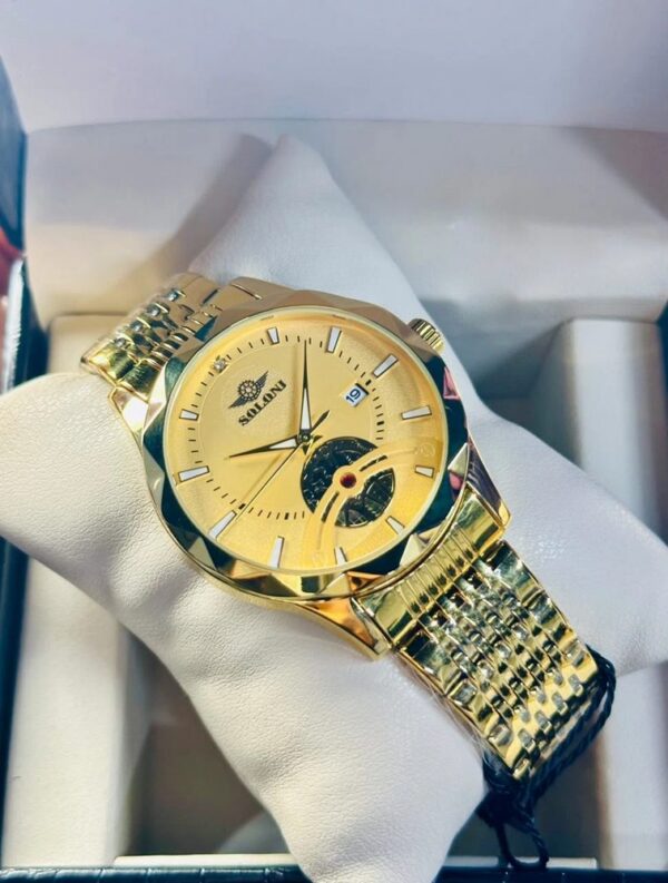 Soloni 1018 CH For Men - Gold With Premium Box | Rovelle