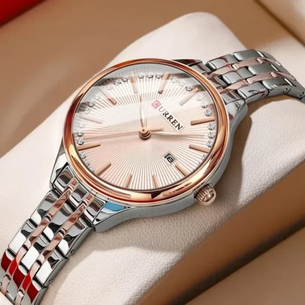 Curren 9099 For Women - Silver Rose | Rovelle