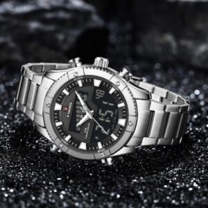Naviforce 9259 - Silver Black | Rovelle
