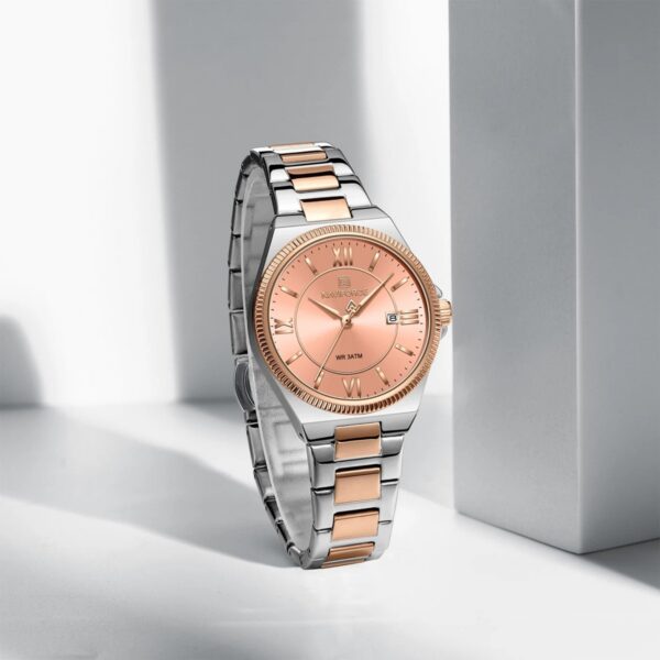 Naviforce 5073 Women's Watch - Silver Rose Pink | Rovelle