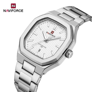 NAVIFORCE 9271 CH Men Watch - Silver | Rovelle