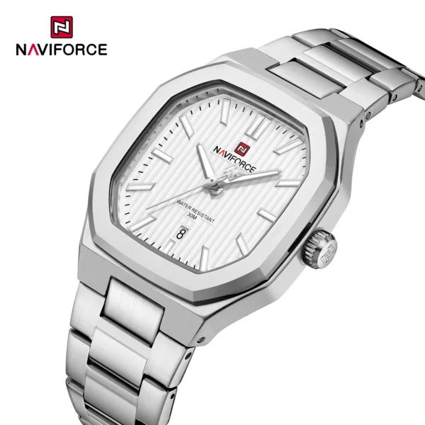 NAVIFORCE 9271 CH Men Watch - Silver | Rovelle