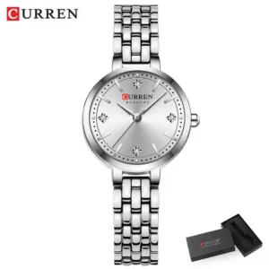 Curren 9106 Ladies Watch - Silver | Rovelle