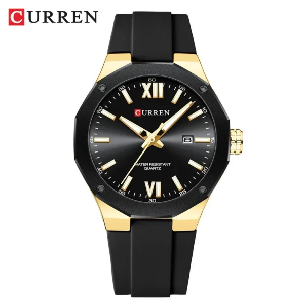 Curren 8465 For Men - Black Gold | Rovelle