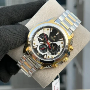 Aolix 7054 Men's Watch - Silver Black Gold | Rovelle