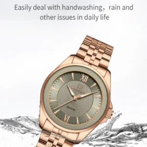Naviforce 5067 For Women - Rose Gray | Rovelle