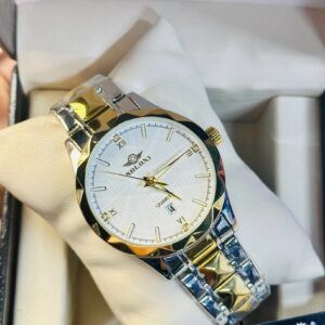 Soloni 1016 M For Men - Silver Gold White with Premium Box | Rovelle