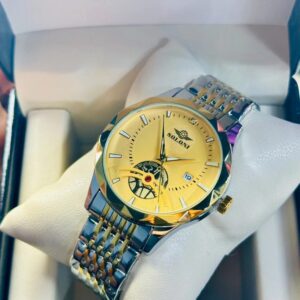 Soloni 1018 CH For Men - Silver Gold With Premium Box | Rovelle