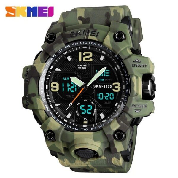 Skmei 1155 Men's Sport Watch - Army Green | Rovelle