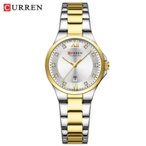 Curren 9107 Ladies Watch - Silver Gold White | Rovelle