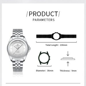 Naviforce 5067 For Women - Silver | Rovelle