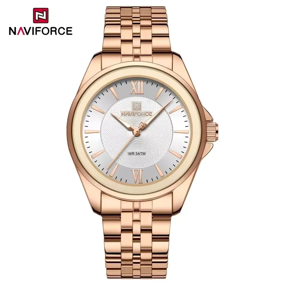 Naviforce 5067 For Women - Rose White