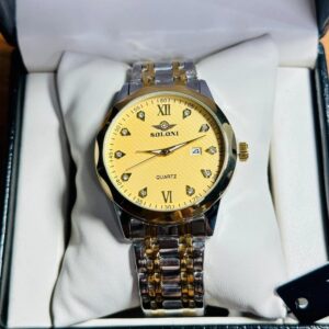 Soloni 1001 For Men - Silver Gold With Premium Box | Rovelle