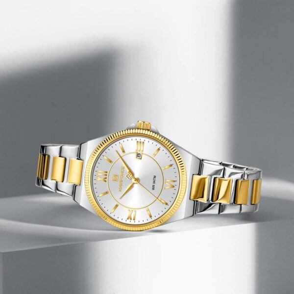 Naviforce 5073 Women's Watch - Silver Gold White | Rovelle