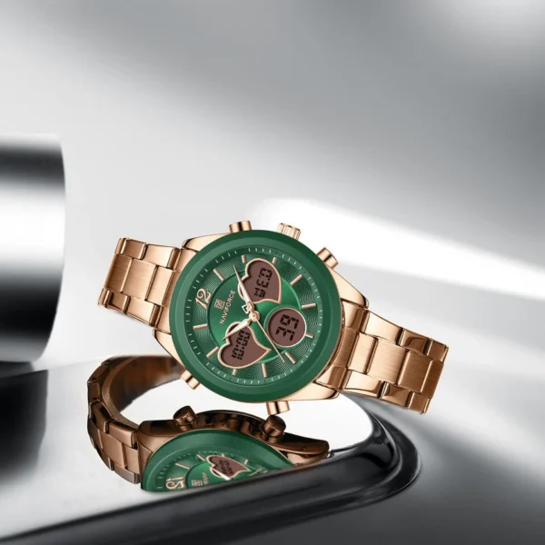Naviforce 5045 For Women -Rose Green | Rovelle