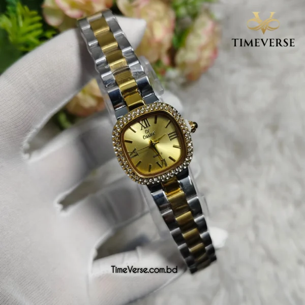 Caslex 477 Ladies Watch - Silver Gold | Rovelle