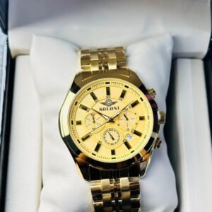 Soloni 3005 For Men - Gold With Premium Box | Rovelle