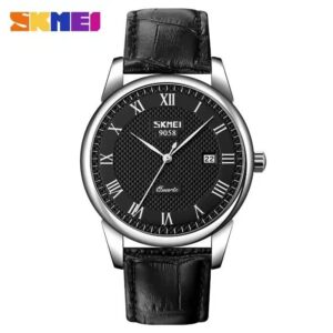Skmei 9058 - Silver Black | Rovelle