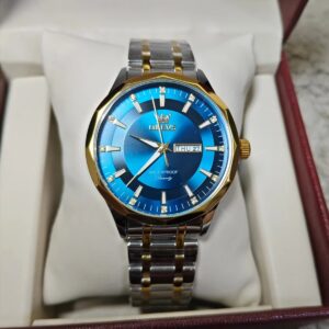 Olevs 3662 CH For Man - Silver Gold Blue | Rovelle