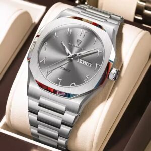 Poedagar 830 Men's Watch - Silver Gray | Rovelle