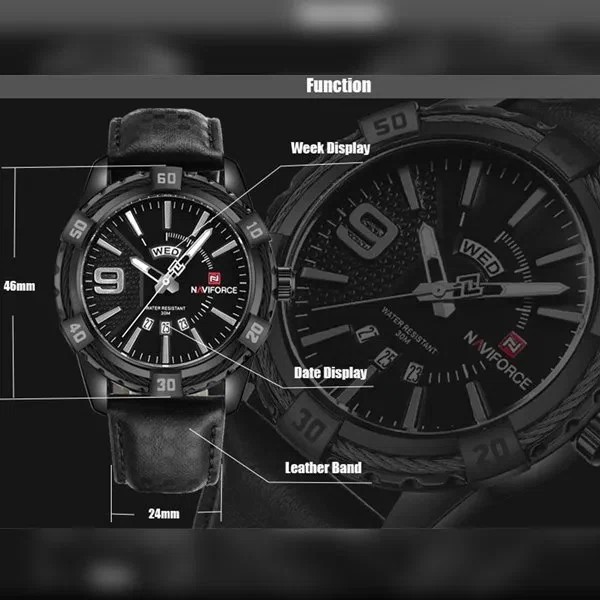 Naviforce 9117 L - Black | Rovelle