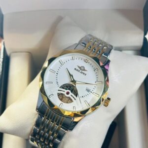 Soloni 1018 CH For Men - Silver Gold White With Premium Box | Rovelle