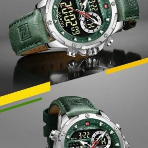 Naviforce 9208 L - Silver Green | Rovelle