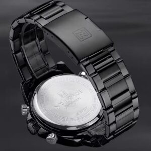 Naviforce 9257 For Men - Black | Rovelle
