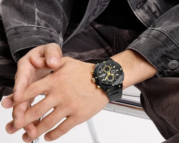 Naviforce 8072 For Men - Black Gold | Rovelle