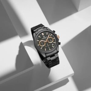 Naviforce 8082 CH For Men - Black Rose | Rovelle