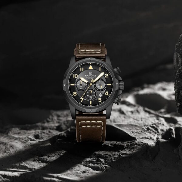 Naviforce 8077 L - Brown Black | Rovelle