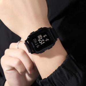 Skmei 1858 Silicone strap Men - Black | Rovelle